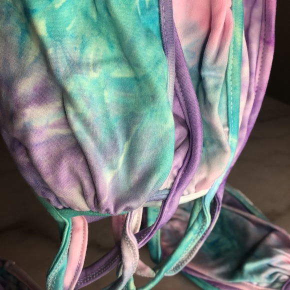 2 for 20! Blue & purple tie dye face mask - Picture 4 of 7